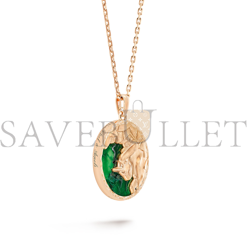 VAN CLEEF ARPELS ZODIAQUE LONG NECKLACE TAURI VCARP9RA00